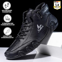 Lade das Bild in den Galerie-Viewer, Alpaka - orthopädische, wasserdichte & rutschfeste Leder-Barfußschuhe