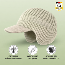 Lade das Bild in den Galerie-Viewer, Fjordwarm – Skandinavische Mütze mit Ohrenschutz