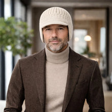 Lade das Bild in den Galerie-Viewer, Fjordwarm – Skandinavische Mütze mit warmem Ohrenschutz