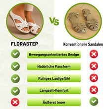 Lade das Bild in den Galerie-Viewer, FloraStep Komfort-Sandale mit Fußgewölbe-Stütze | Rutschfest & Federleicht