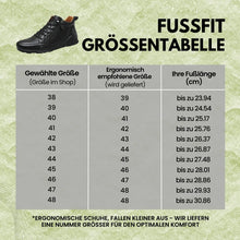 Lade das Bild in den Galerie-Viewer, FussFit - ergonomische, schmerzlindernde, rutschfeste Leder-Barfußschuhe