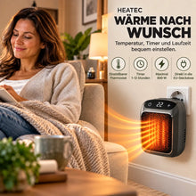 Lade das Bild in den Galerie-Viewer, HEATEC - energiesparende tragbare Komfortheizung mit hoher Heizleistung & Sicherheitssystem ohne Installation | Bis 20 m²