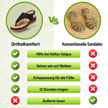 Lade das Bild in den Galerie-Viewer, OrthoKomfort - Schmerzlindernde Komfort-Sandalen | Rutschfest & Federleicht