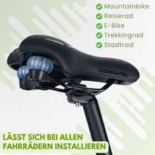 Lade das Bild in den Galerie-Viewer, Cloudsattel - orthopädischer schmerzlindernder Radsattel für alle Fahrräder