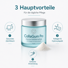 Lade das Bild in den Galerie-Viewer, CollaGum Pro – Intensive Zahnfleischpflege mit Kollagen & Hydroxylapatit