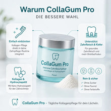Lade das Bild in den Galerie-Viewer, CollaGum Pro – Intensive Zahnfleischpflege mit Kollagen & Hydroxylapatit
