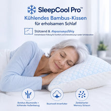 Lade das Bild in den Galerie-Viewer, SleepCool Pro™ Kühlendes & ergonomisches Bambus-Kissen für erholsamen Schlaf