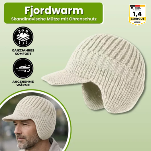 Fjordwarm – Skandinavische Mütze mit Ohrenschutz