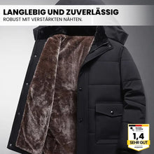 Lade das Bild in den Galerie-Viewer, ThermoMax - Herren-Kapuzenjacke für den Winter – Dick gefütterter, lässiger Windbreaker mit Taschen
