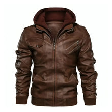 Lade das Bild in den Galerie-Viewer, Connery - Hochwertige Lederjacke Herren
