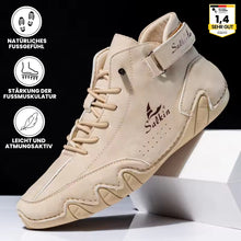 Lade das Bild in den Galerie-Viewer, Alpaka - orthopädische, wasserdichte &amp; rutschfeste Leder-Barfußschuhe
