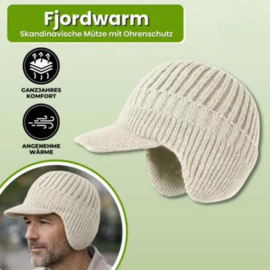 Fjordwarm – Skandinavische Mütze mit warmem Ohrenschutz