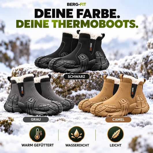 ThermoBoots | wasserdichte, warm gefütterte Winterstiefel | Leicht, rutschfest & Schmerzlindernd