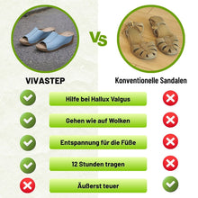 Lade das Bild in den Galerie-Viewer, VivaStep - Komfortable Sandalen mit anatomischer Unterstützung | Ergonomisches Design