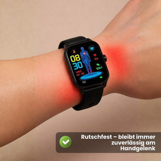 GlucoCare SOS – Sicherheitsuhr mit SOS-Alarm und Sturzerkennung