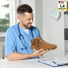 Lade das Bild in den Galerie-Viewer, Alpaka - orthopädische, wasserdichte &amp; rutschfeste Leder-Barfußschuhe
