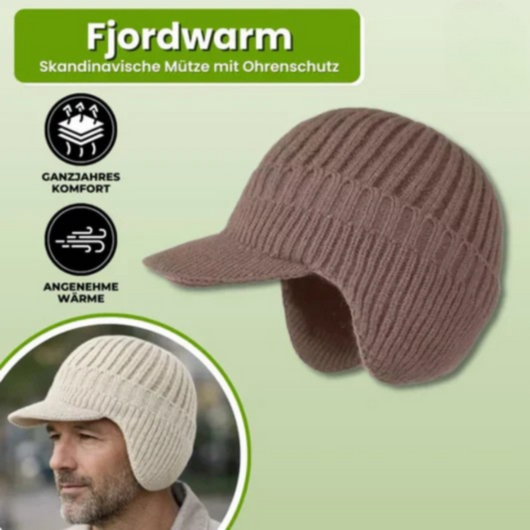 Fjordwarm – Skandinavische Mütze mit warmem Ohrenschutz