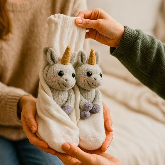 HUGGY Socken Unicorn - Nie wieder kalte Füße