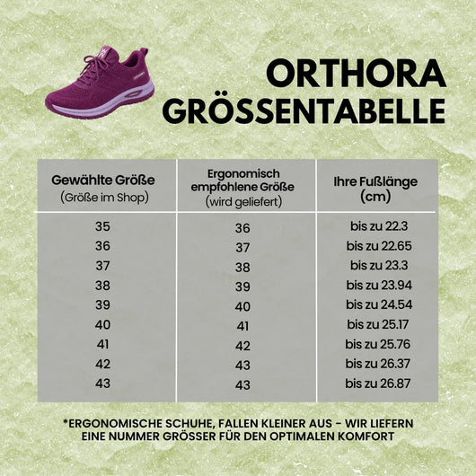 Orthora - ergonomische Schmerzlinderungs-Schuhe für Damen