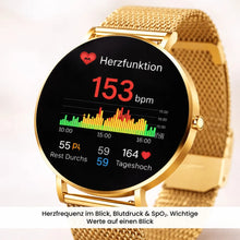 Lade das Bild in den Galerie-Viewer, LunaCare Vital- elegante Gesundheitsuhr für das Wohlbefinden von Frauen
