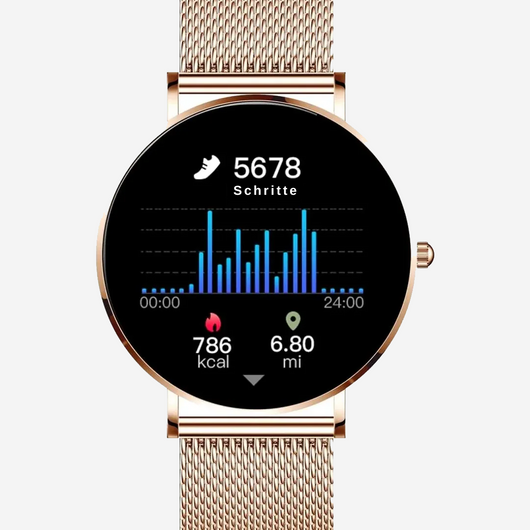 LunaCare Vital- elegante Gesundheitsuhr für das Wohlbefinden von Frauen