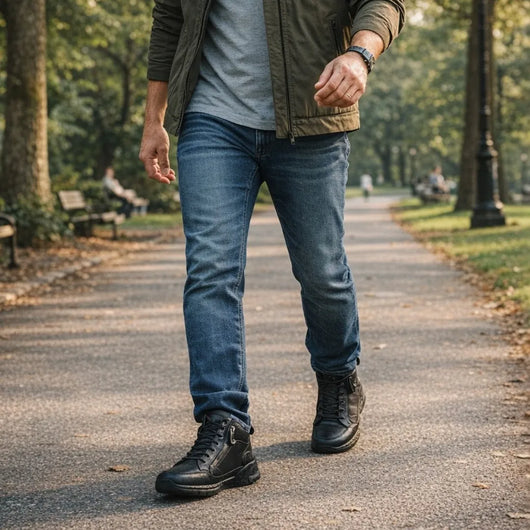 FussFit - ergonomische, schmerzlindernde, rutschfeste Leder-Barfußschuhe