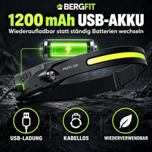 Lade das Bild in den Galerie-Viewer, PROFI 350 – 2-in-1-LED-Stirnlampe | 1-€-Aktion
