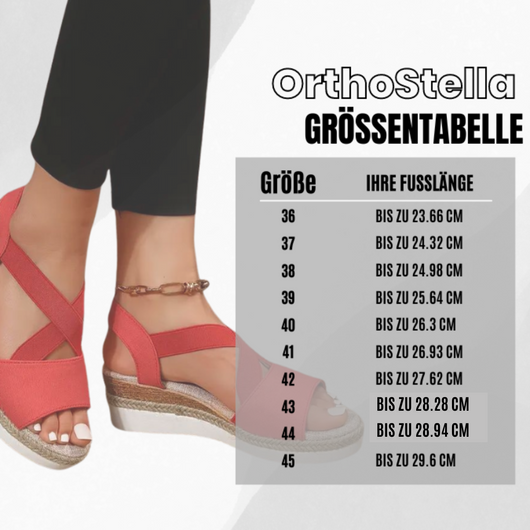 OrthoStella – Komfortable Sandalen für Damen | Ergonomische Unterstützung