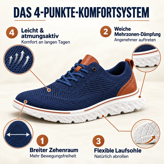 FeelFree Gentleman – Herren-Komfortschuh | Rutschfest