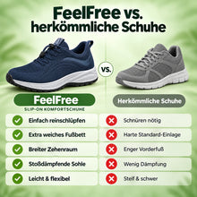 Lade das Bild in den Galerie-Viewer, FeelFree Slip-On – Orthopädische Komfort-Sneaker | Reinschlüpfen &amp; schmerzfrei durch den Tag