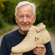 Lade das Bild in den Galerie-Viewer, Alpaka - orthopädische, wasserdichte &amp; rutschfeste Leder-Barfußschuhe
