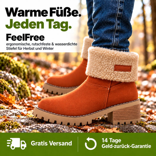 FeelFree - ergonomische, rutschfeste & wasserdichte Stiefel für Herbst und Winter 2026