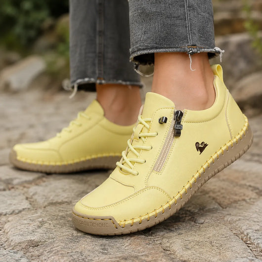 Feelfree - Orthopädische rutschfeste Komfortschuhe mit Reißverschluss für druckfreien Tragekomfort