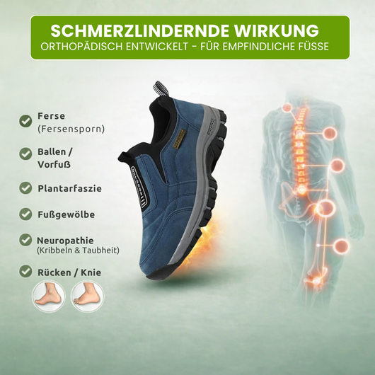 FeelFree Ergo - Orthopädischer, rutschfester & wasserdichter Schmerzlinderungs - Schuh Unisex