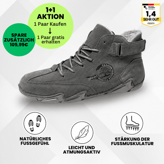 FeelFree – ergonomische, schmerzlindernde & wasserdichte Barfußschuhe - Sonderaktion 1+1 Gratis