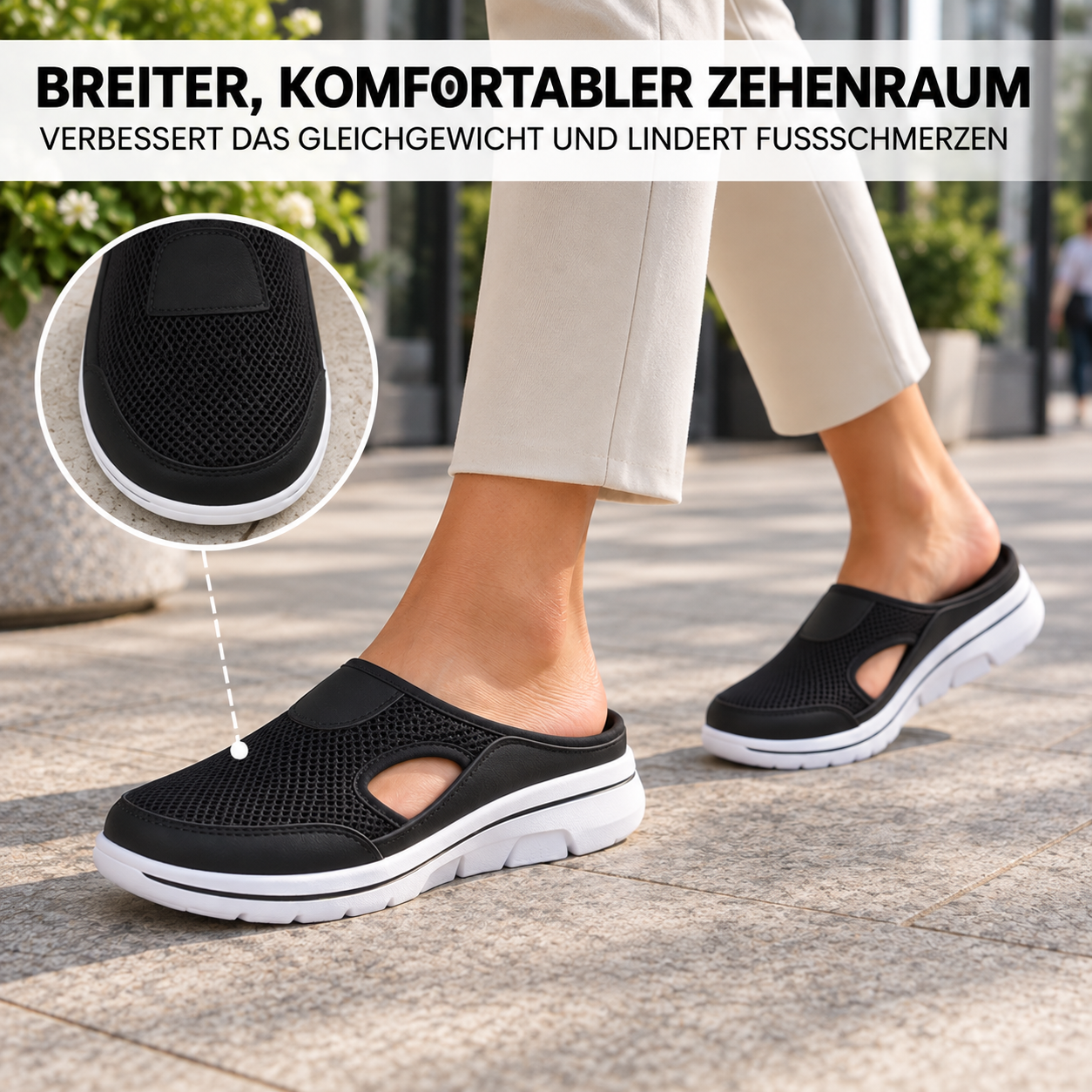 Footstep Pro - ergonomische schmerzlindernde Komfort-Schuhe