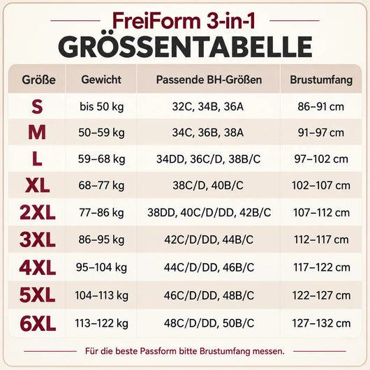 FreiForm 3-in-1 – stützendes Komfort-Top mit integriertem BH | starker Brusthalt & angenehmer Rückenkomfort