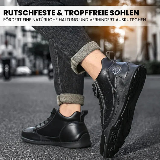 FussFit - ergonomische, schmerzlindernde, rutschfeste Leder-Barfußschuhe