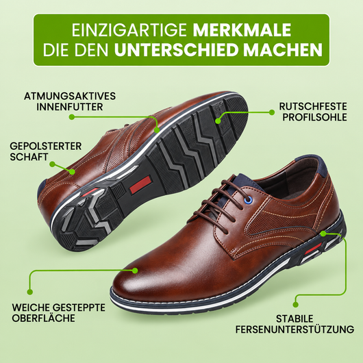 Gatsby Premium – Ergonomischer & Eleganter Business-Schuh zur Schmerzlinderung