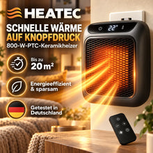 Lade das Bild in den Galerie-Viewer, HEATEC -  energiesparende tragbare Komfortheizung mit hoher Heizleistung &amp; Sicherheitssystem ohne Installation | Bis 20 m²
