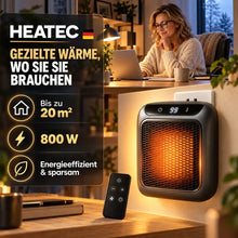 Lade das Bild in den Galerie-Viewer, HEATEC -  energiesparende tragbare Komfortheizung mit hoher Heizleistung &amp; Sicherheitssystem ohne Installation | Bis 20 m²
