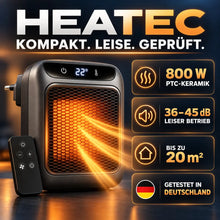 Lade das Bild in den Galerie-Viewer, HEATEC -  energiesparende tragbare Komfortheizung mit hoher Heizleistung &amp; Sicherheitssystem ohne Installation | Bis 20 m²
