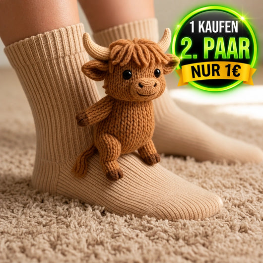HUGGY Socken – Nie mehr kalte Füße nur noch HUGGY - Einheitsgröße-Unisex | 1-€ Aktion