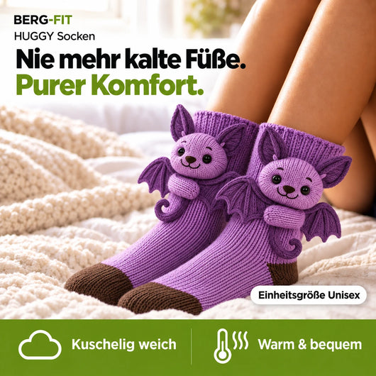 HUGGY Socken – Nie mehr kalte Füße & purer Komfort - Einheitsgröße-Unisex 2026