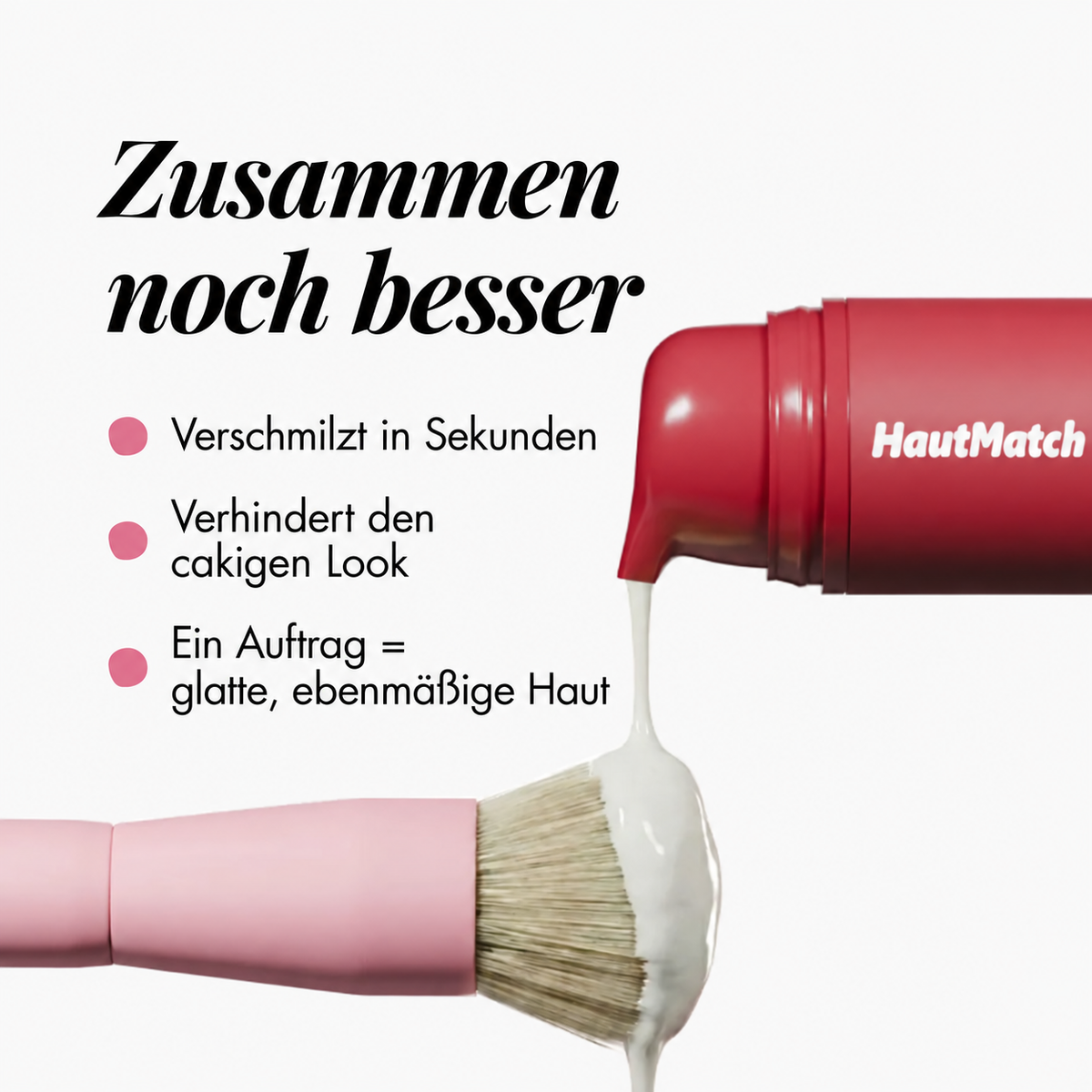 HautMatch – Die selbstanpassende Foundation für einen natürlich ebenmäßigen Teint