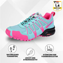 Lade das Bild in den Galerie-Viewer, OrthoTrekking Lady - ergonomische schmerzlindernde Trekking u.- Wanderschuhe - extra für Damen
