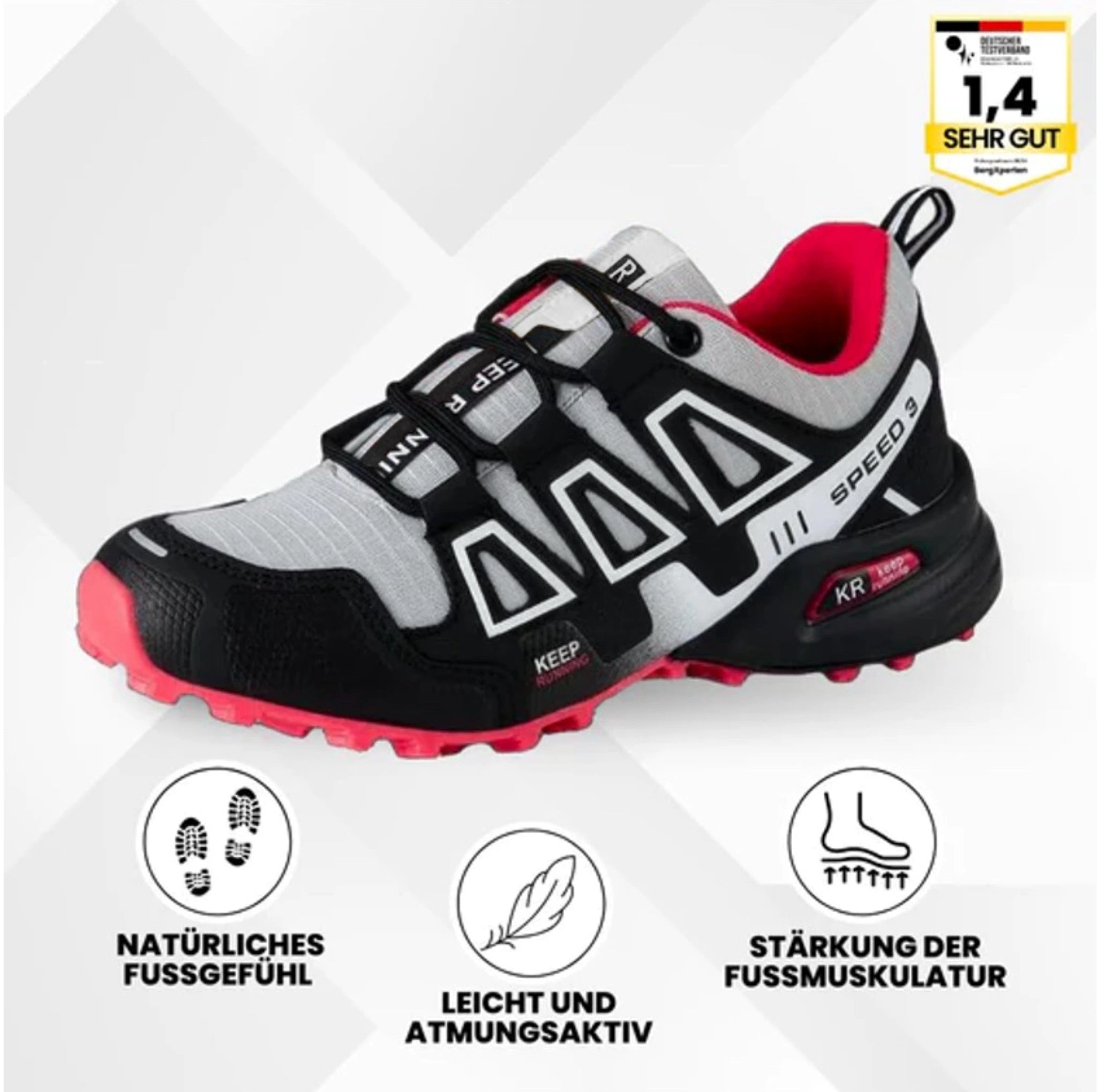 OrthoTrekking Fit – Gesunde Trekking u.-Wanderschuhe für mehr Bewegung & Gewichtsverlust