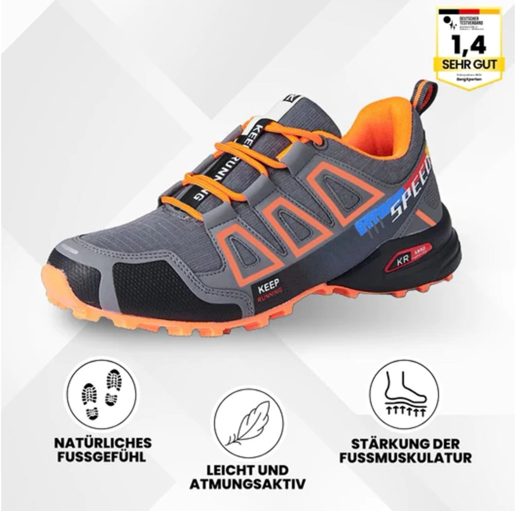OrthoTrekking Fit – Gesunde Trekking u.-Wanderschuhe für mehr Bewegung & Gewichtsverlust