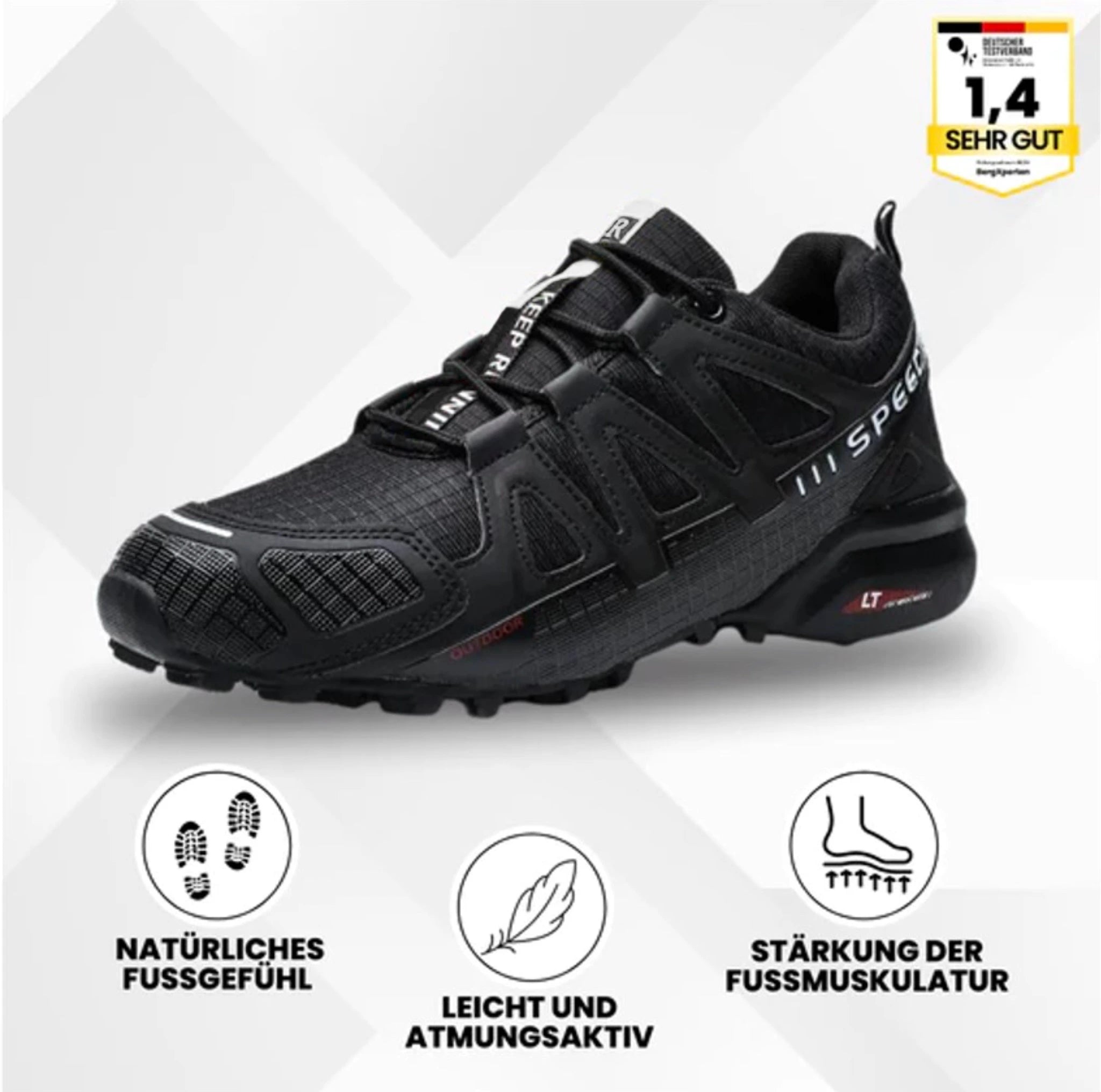 OrthoTrekking Fit – Gesunde Trekking u.-Wanderschuhe für mehr Bewegung & Gewichtsverlust