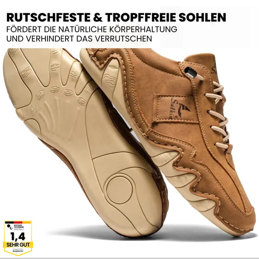 Ibex - ergonomischer, schmerzlindernder & wasserdichter Leder-Barfußschuh für Entlastung bei Rückenschmerzen & Gelenkproblemen